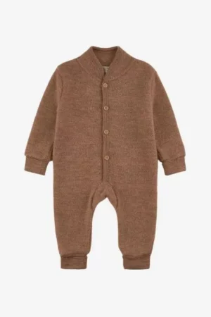 Wool Fleece Suit Moss Green