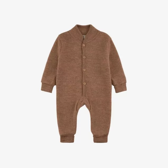 Wool Fleece Suit Moss Green